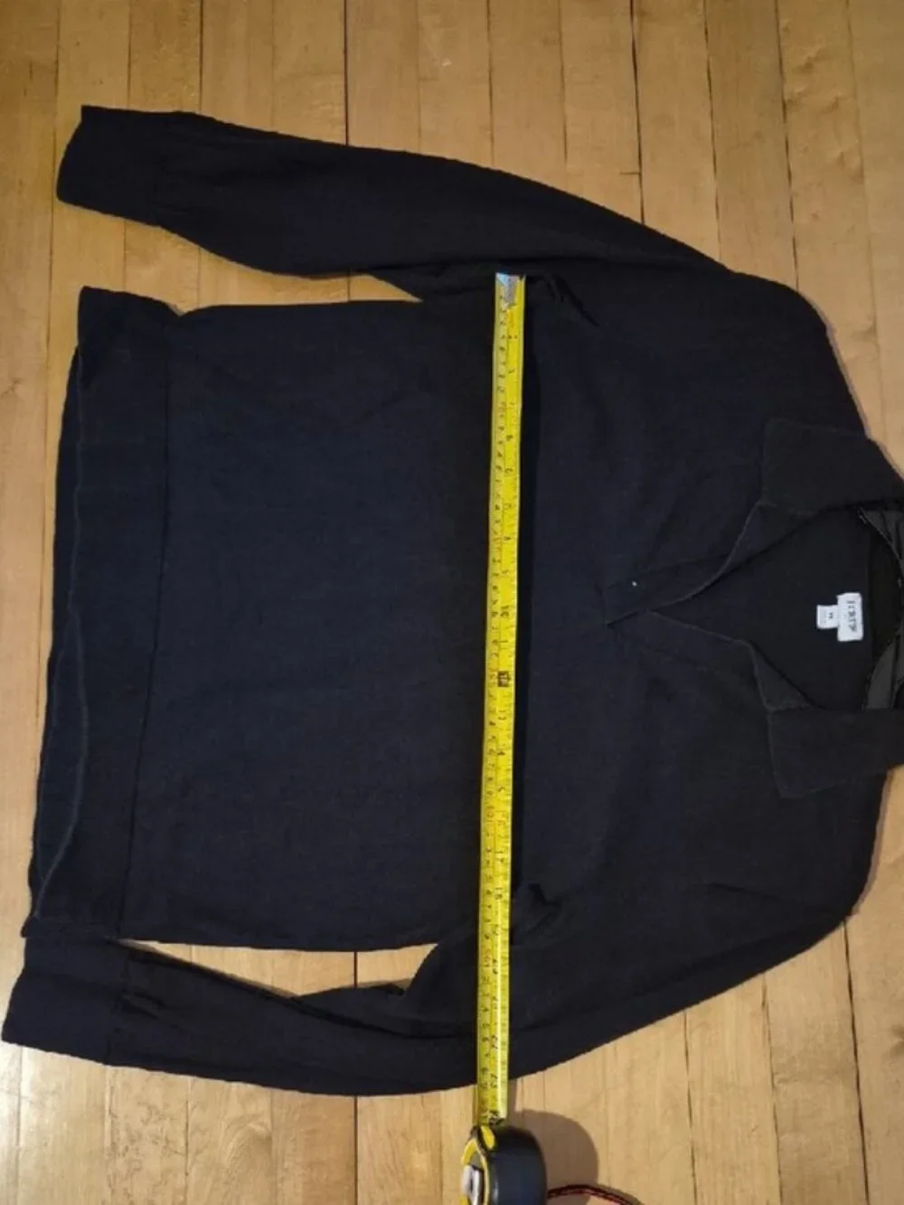 J. Crew Black Collared Pullover Sweater